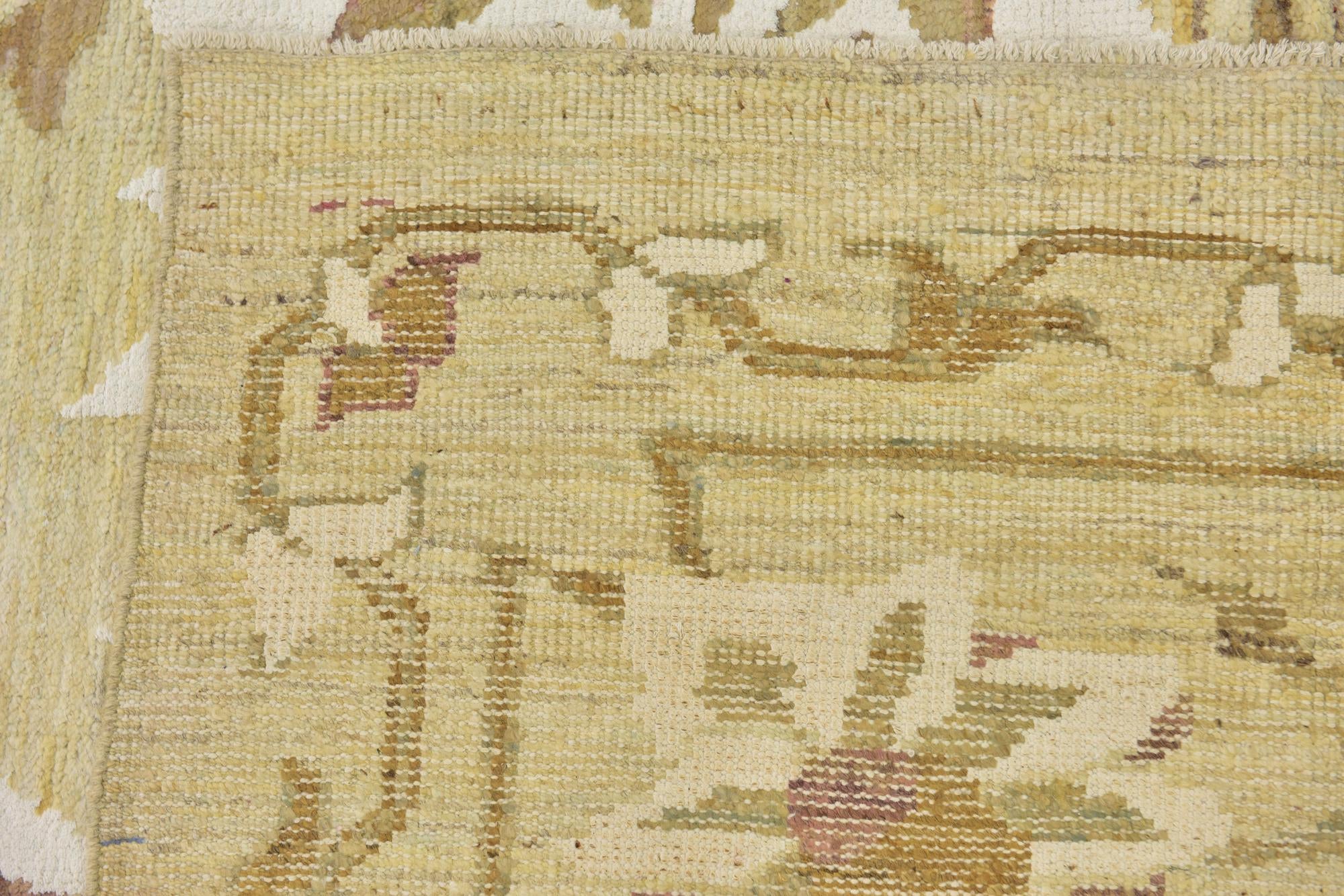 11' 4 x 16' 5 Hand Knotted Oushak Rug