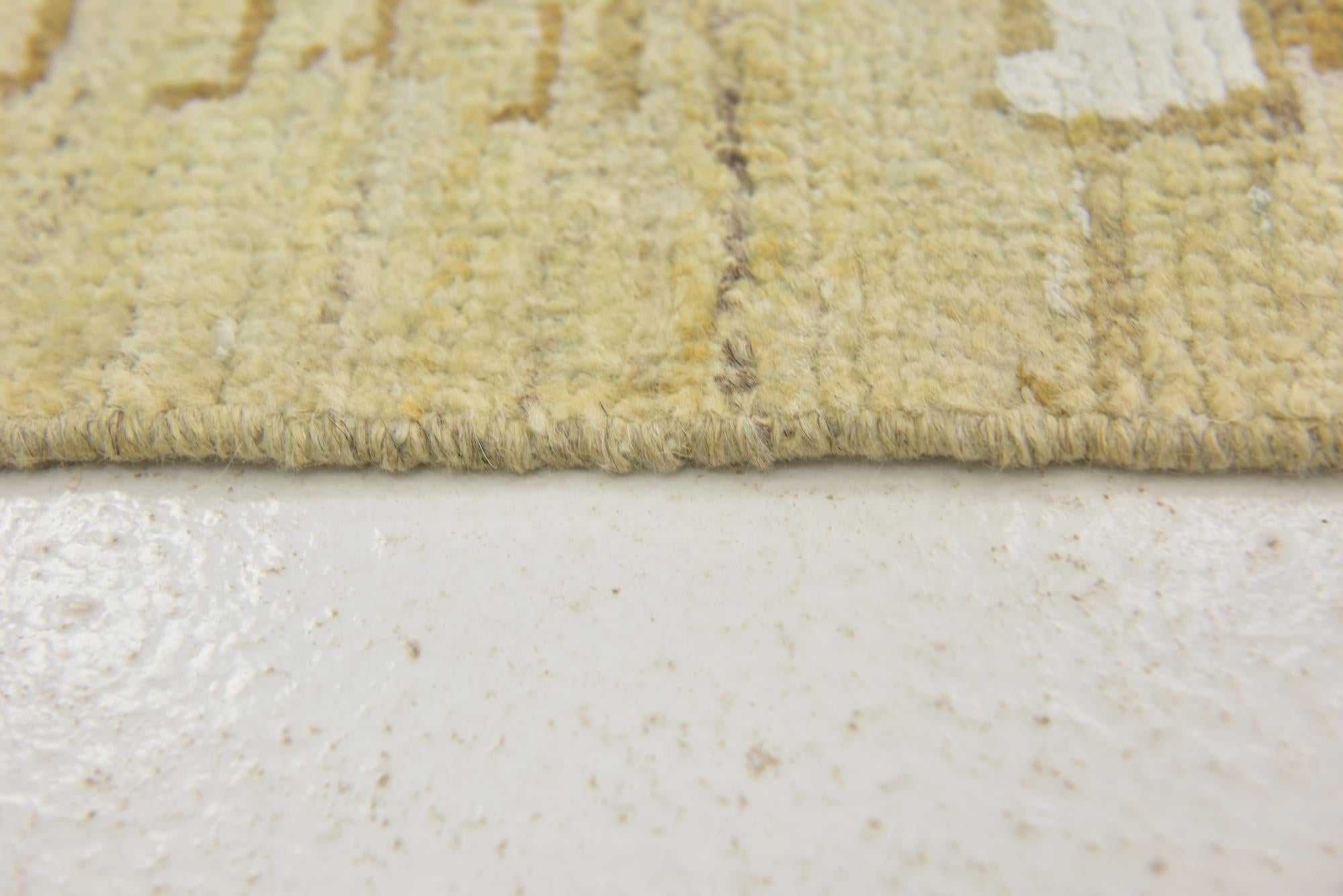 11' 4 x 16' 5 Hand Knotted Oushak Rug