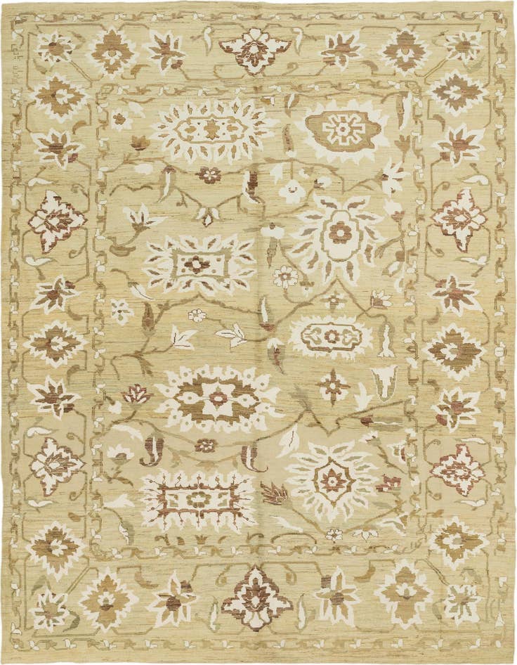 Detail image of 11' 4 x 16' 5 Hand Knotted Oushak Rug