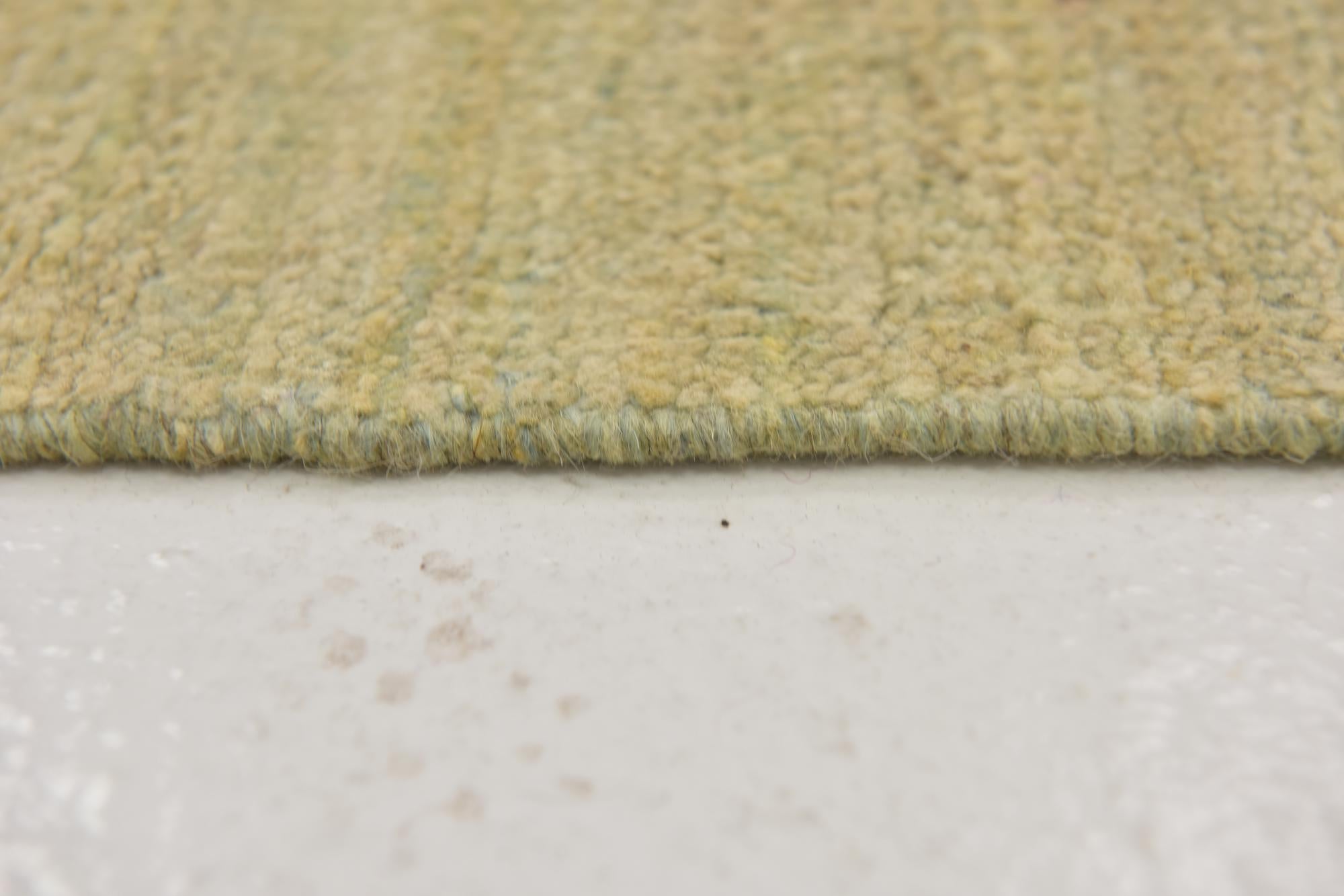13' 5 x 18' 9 Hand Knotted Oushak Wool Rug