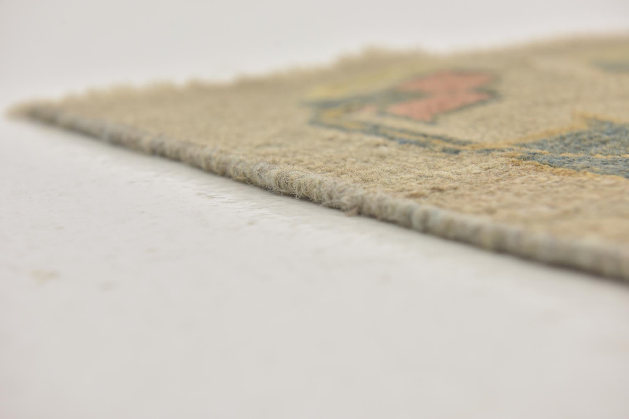 11' 8 x 16' 2 Hand Knotted Oushak Wool Rug