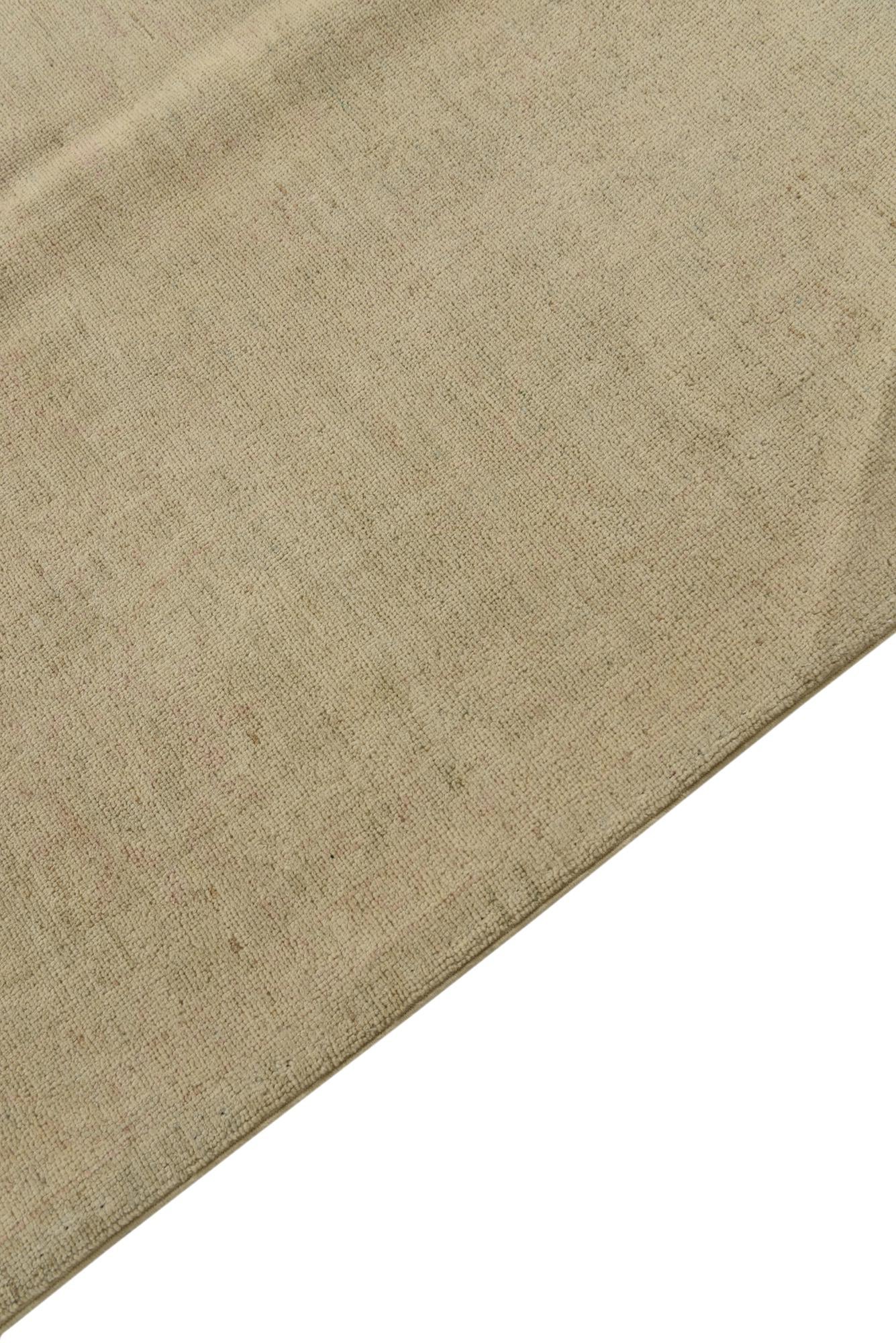 8' x 10' 5 Hand Knotted Oushak Wool Rug