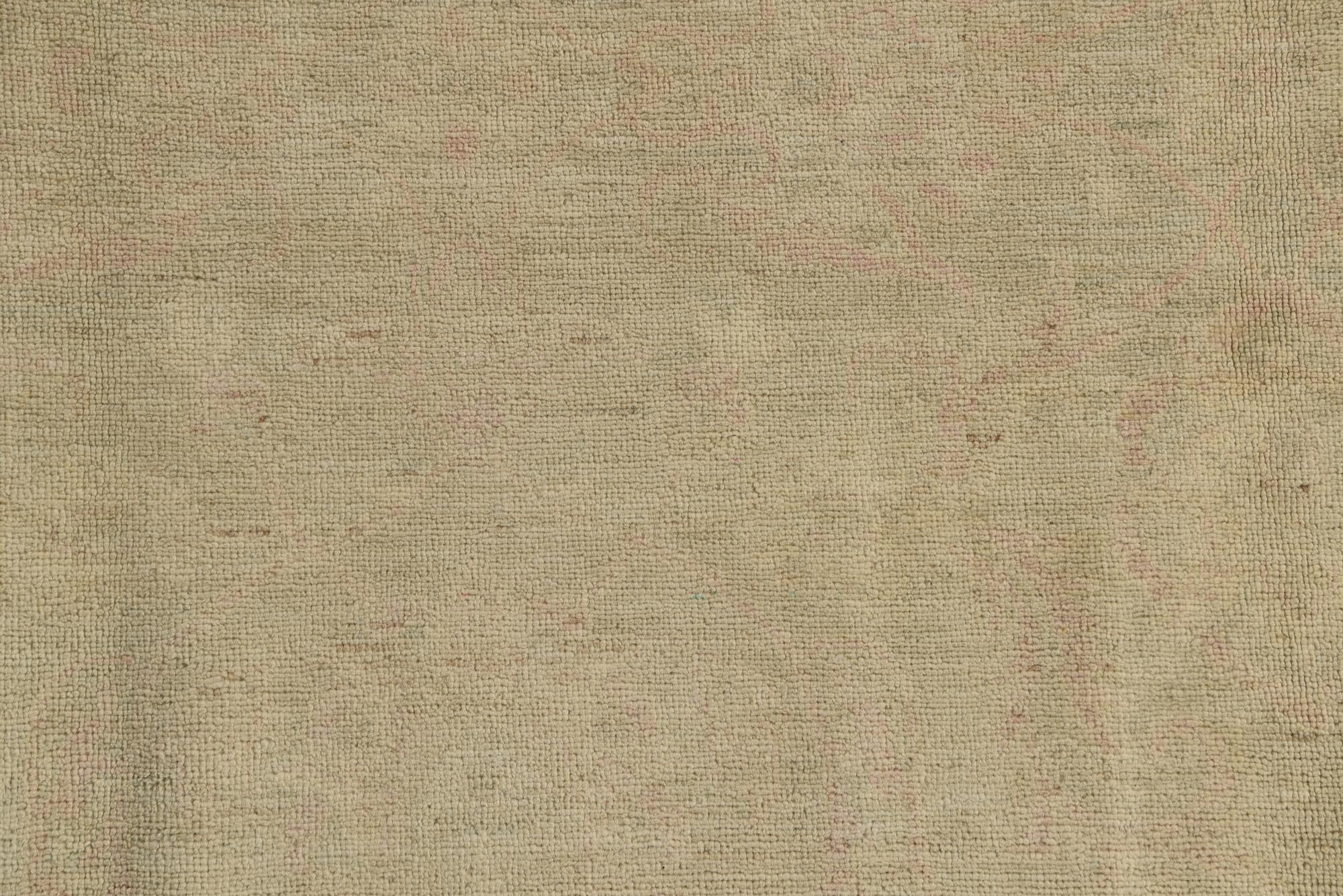 8' x 10' 5 Hand Knotted Oushak Wool Rug