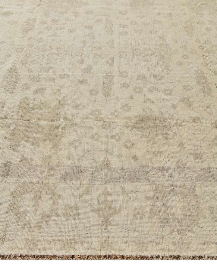 8' 6 x 10' 1 Hand Knotted Oushak Wool Rug