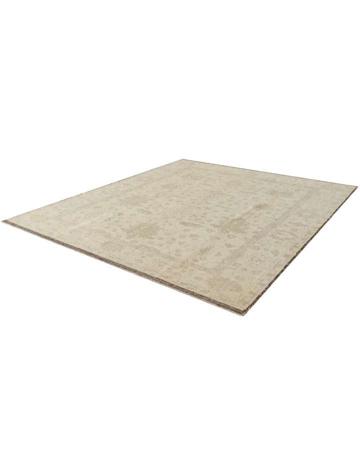 8' 6 x 10' 1 Hand Knotted Oushak Wool Rug