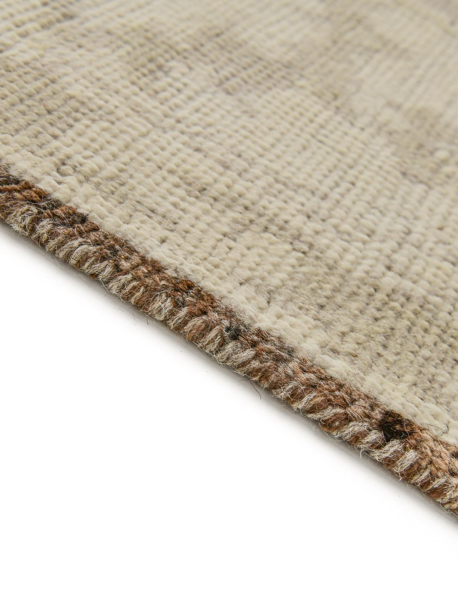 8' 6 x 10' 1 Hand Knotted Oushak Wool Rug