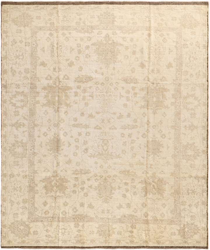 8' 6 x 10' 1 Hand Knotted Oushak Wool Rug