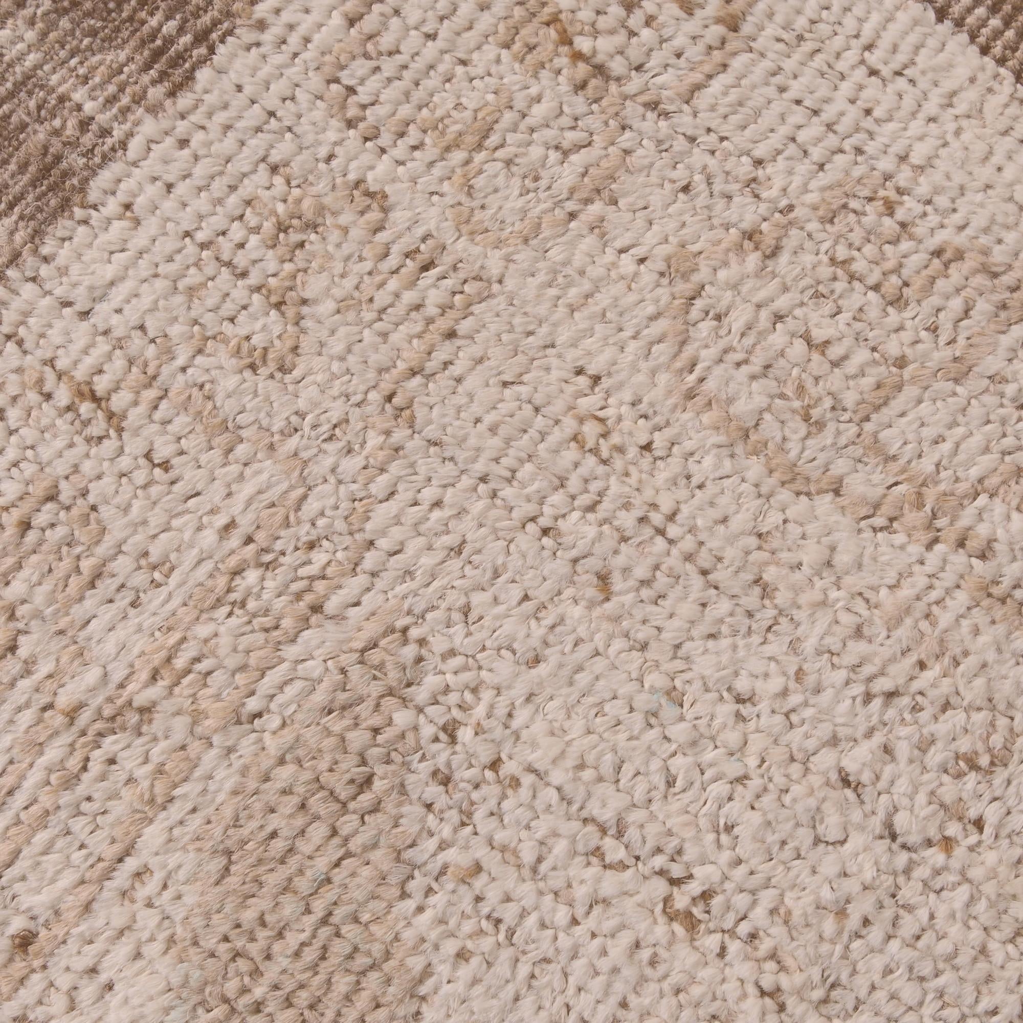 12' 11 x 15' 2 Hand Knotted Oushak Wool Rug