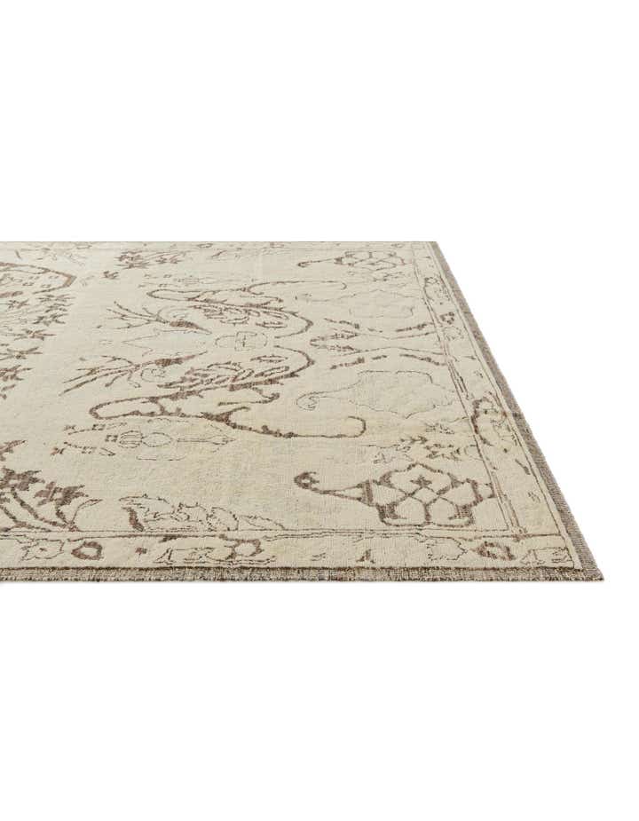 8' 6 x 10' 1 Hand Knotted Oushak Wool Rug