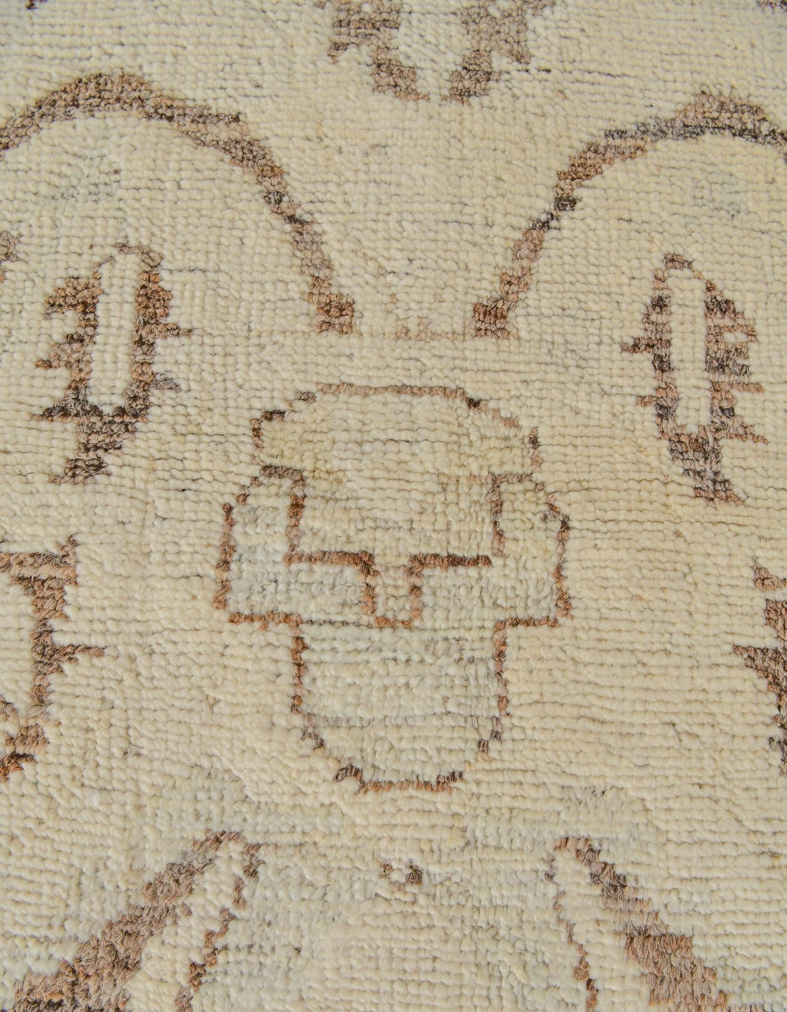 8' 6 x 10' 1 Hand Knotted Oushak Wool Rug