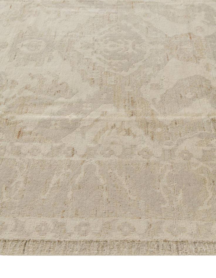 Detail image of 8' 5 x 10' 5 Hand Knotted Oushak Wool Rug