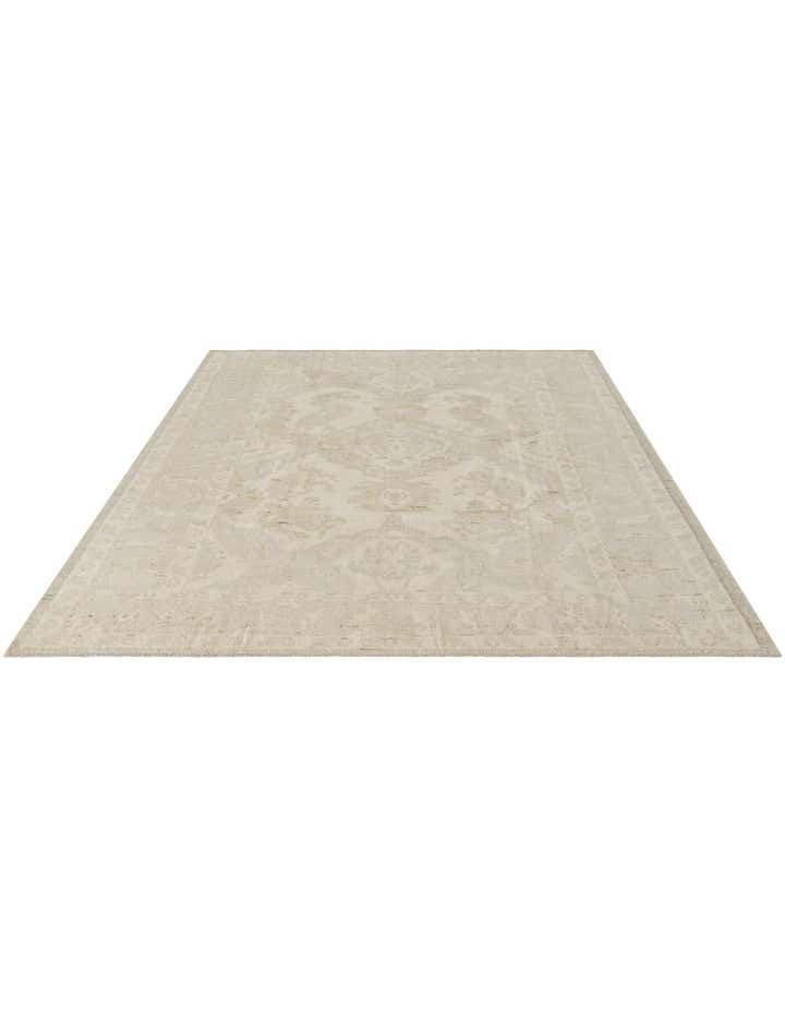 8' 5 x 10' 5 Hand Knotted Oushak Wool Rug