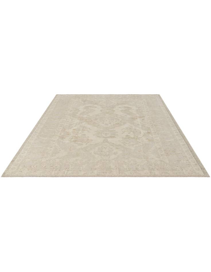 Detail image of 8' 5 x 10' 5 Hand Knotted Oushak Wool Rug