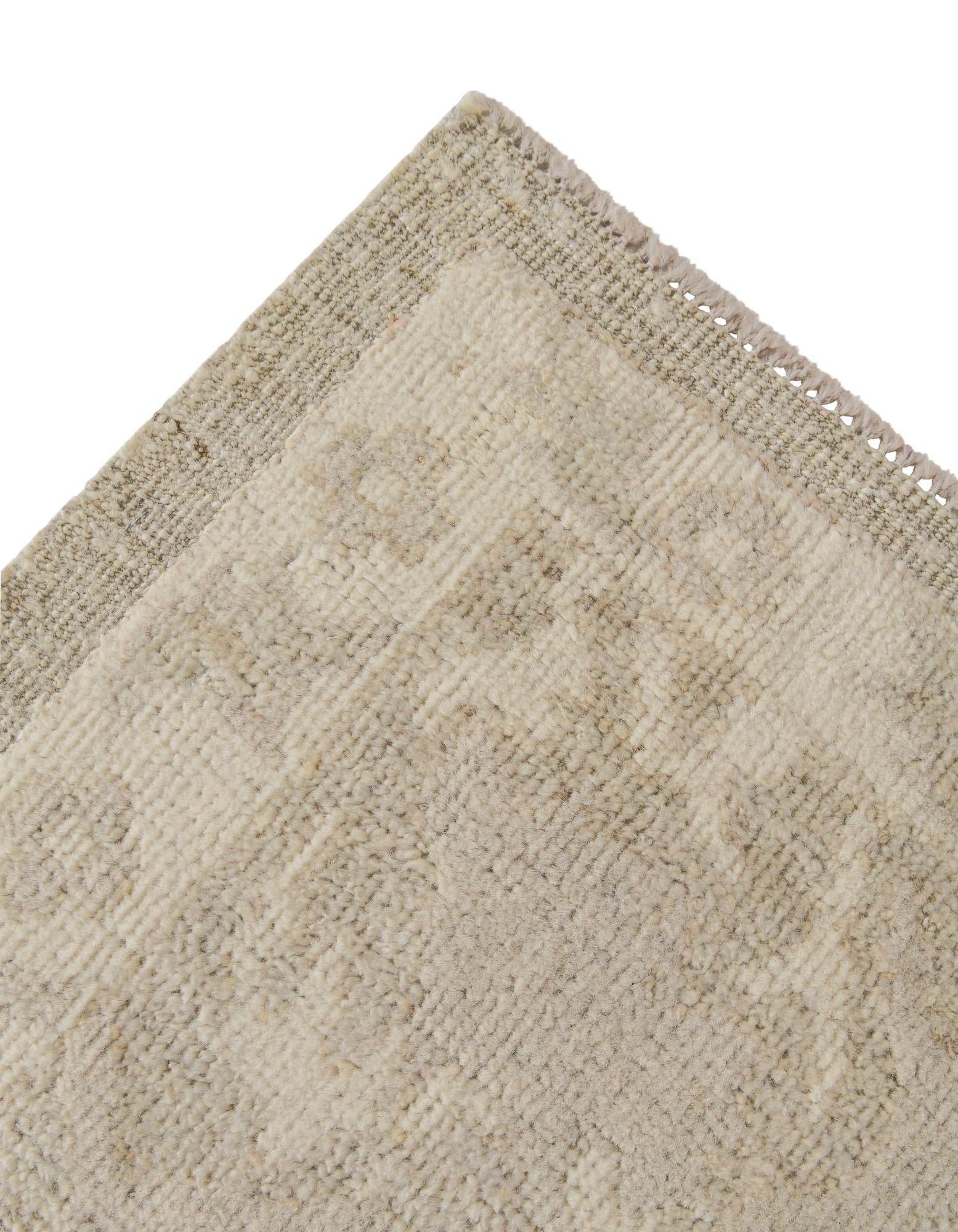 8' 5 x 10' 5 Hand Knotted Oushak Wool Rug
