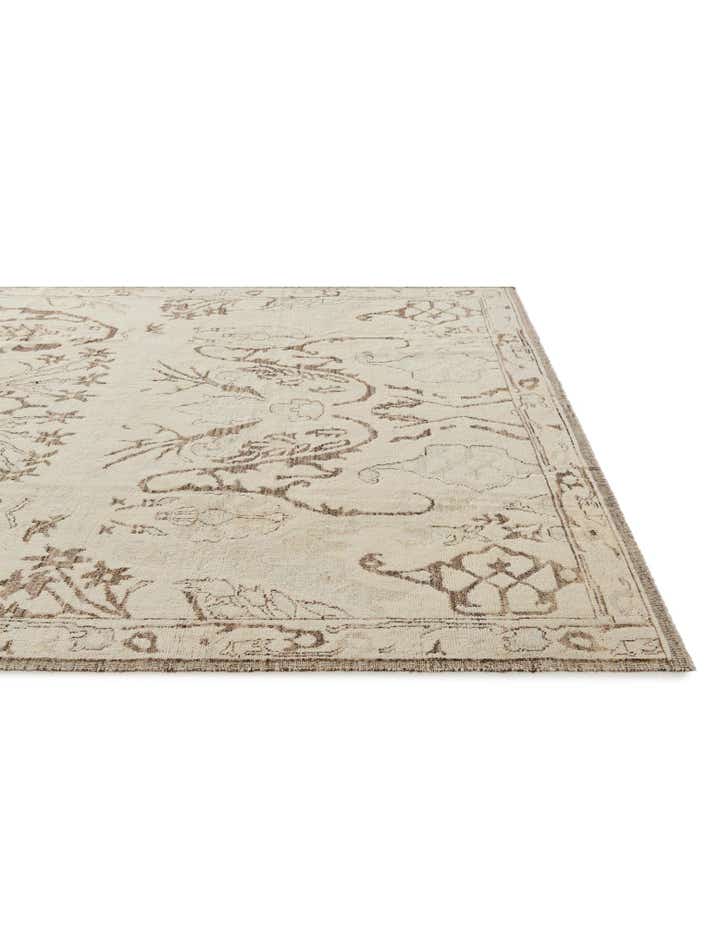 8' 5 x 10' 2 Hand Knotted Oushak Wool Rug