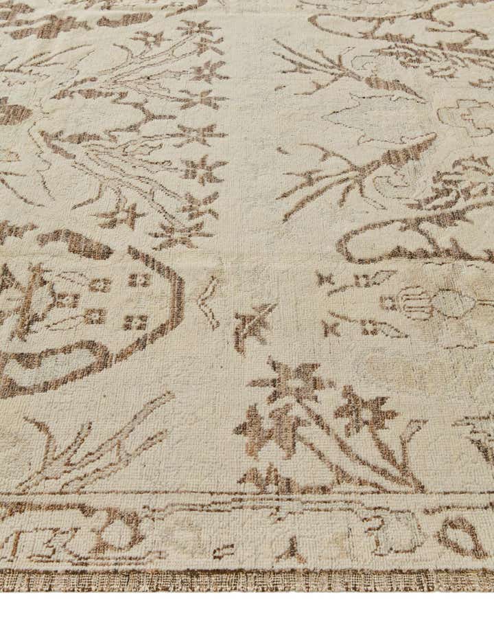 8' 5 x 10' 2 Hand Knotted Oushak Wool Rug
