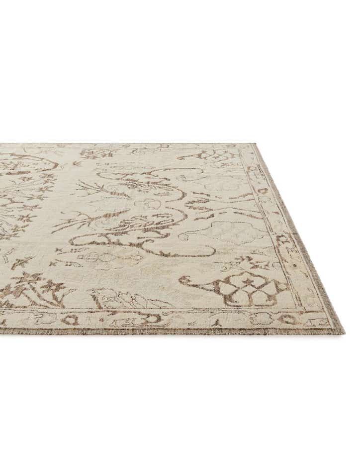 8' 5 x 10' 2 Hand Knotted Oushak Wool Rug