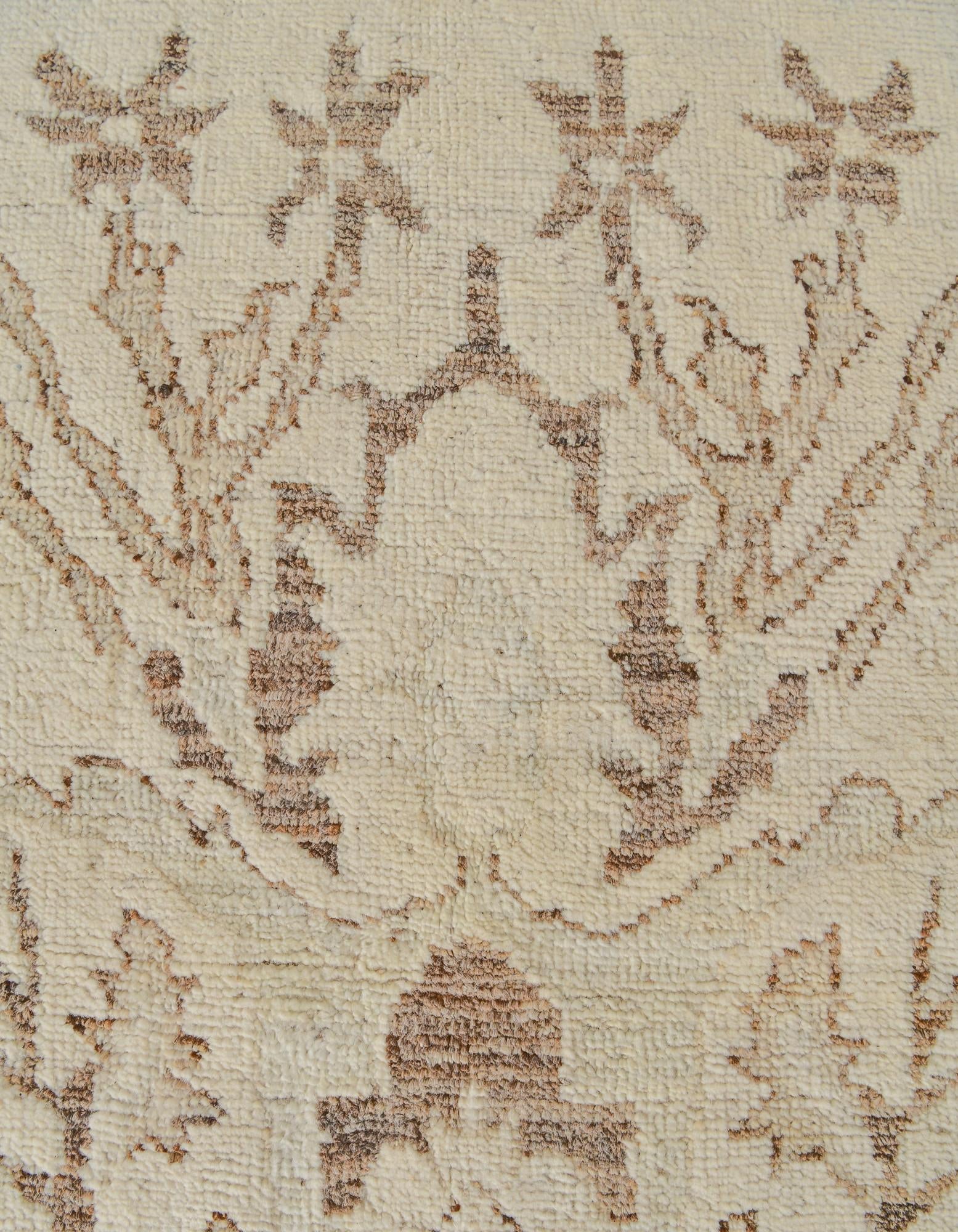 8' 5 x 10' 2 Hand Knotted Oushak Wool Rug