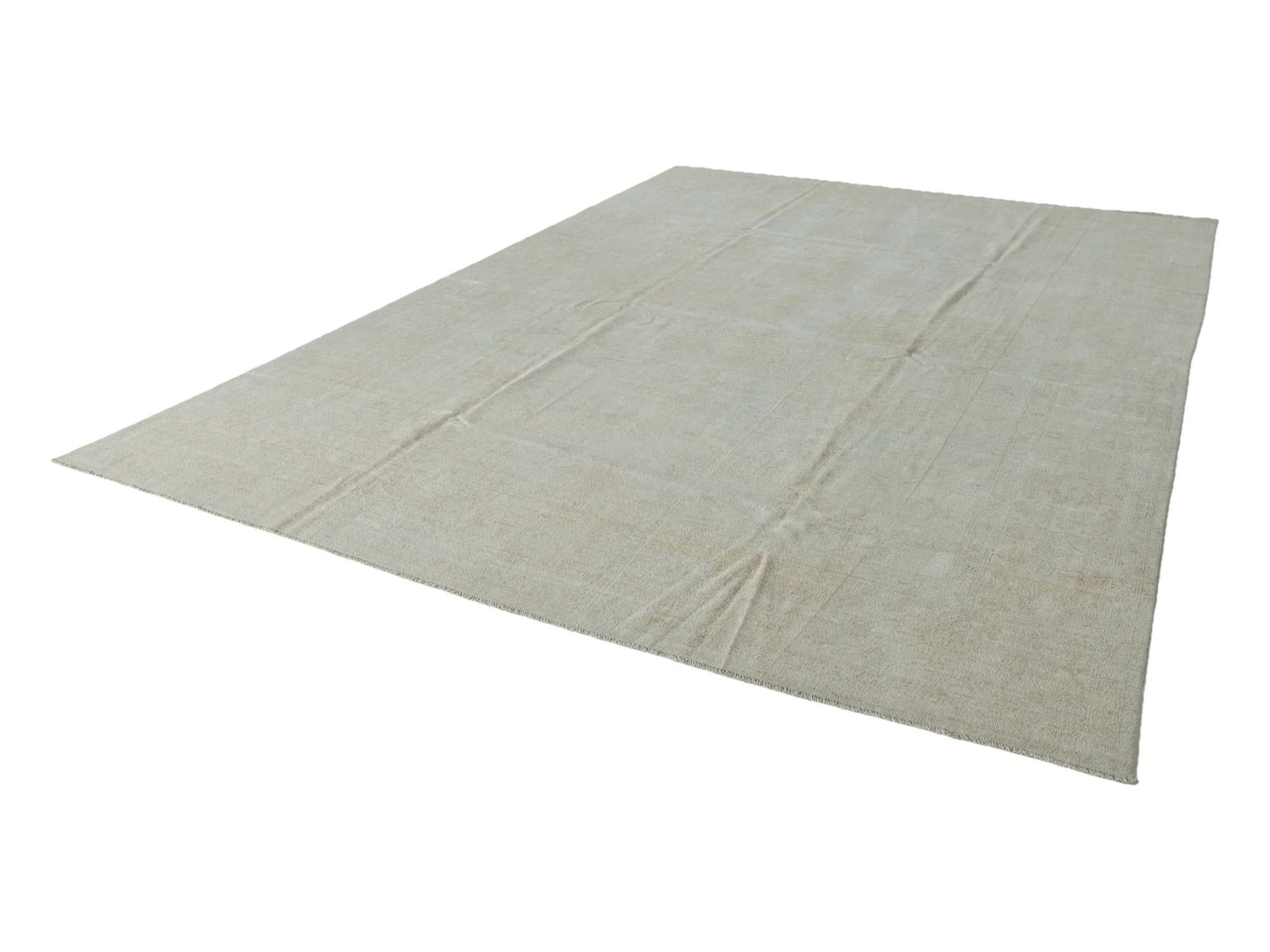 9' 5 x 13' 6 Hand Knotted Oushak Wool Rug