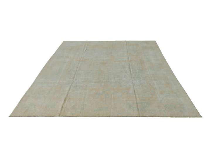 8' 11 x 11' 6 Hand Knotted Oushak Wool Rug