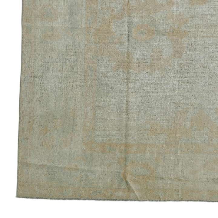 8' 11 x 11' 6 Hand Knotted Oushak Wool Rug