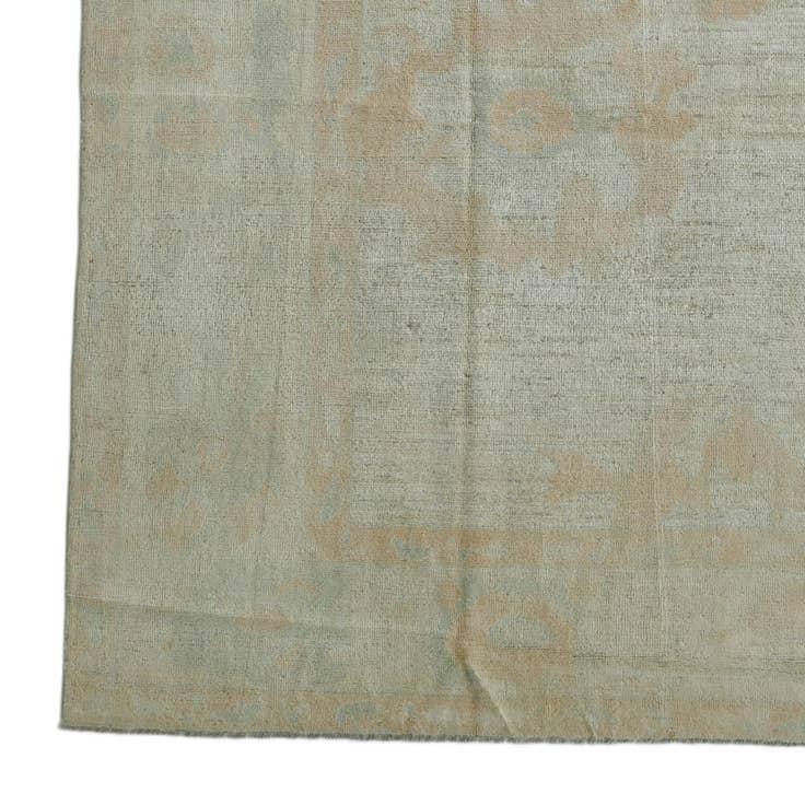 Detail image of 8' 11 x 11' 6 Hand Knotted Oushak Wool Rug