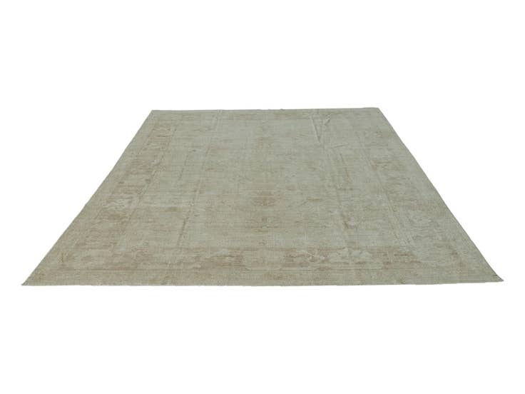 Detail image of 8' 11 x 11' 9 Hand Knotted Oushak Wool Rug