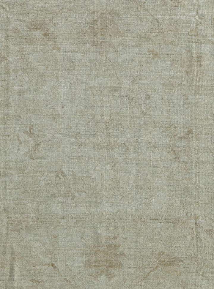 8' 11 x 11' 9 Hand Knotted Oushak Wool Rug
