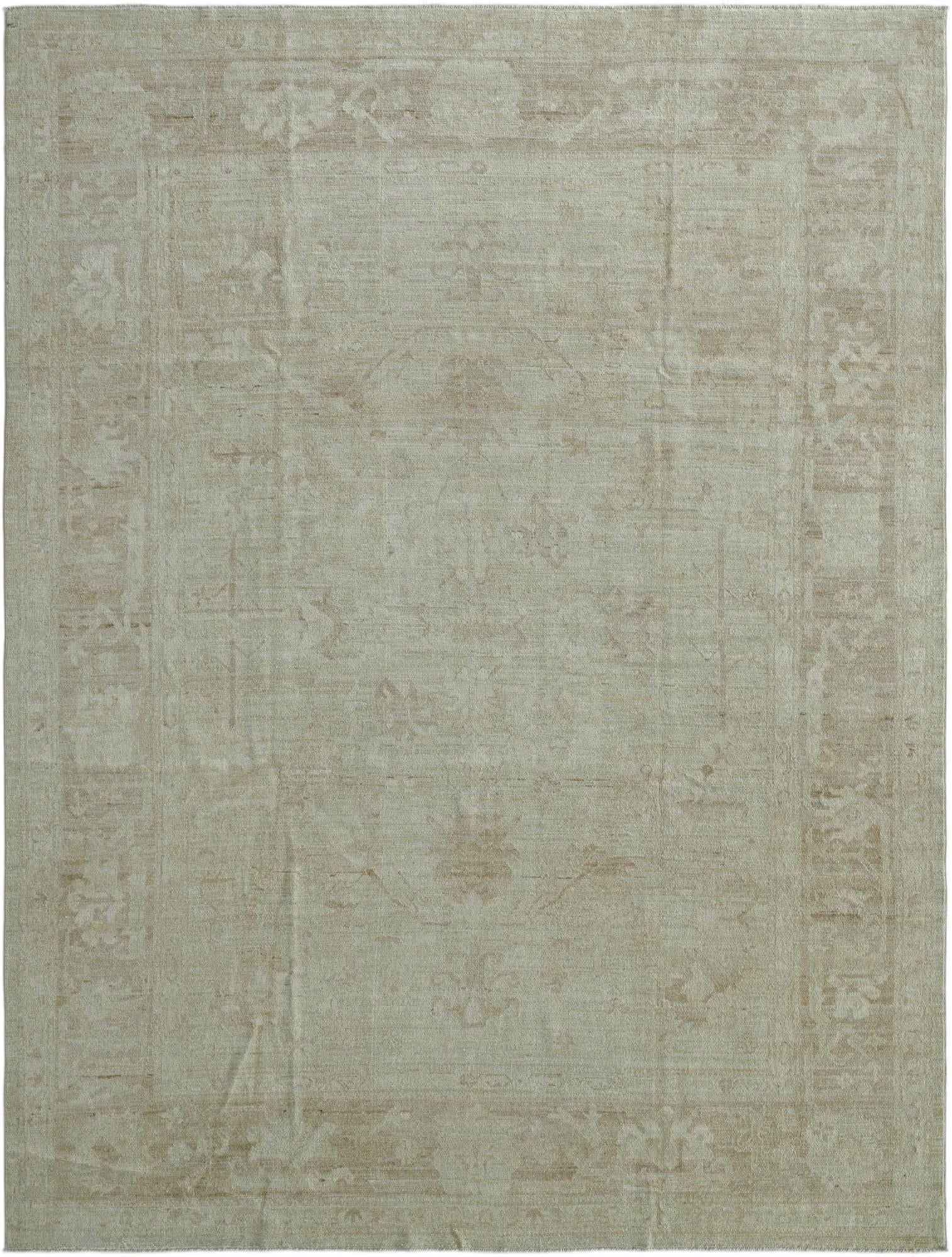 8' 11 x 11' 9 Hand Knotted Oushak Wool Rug
