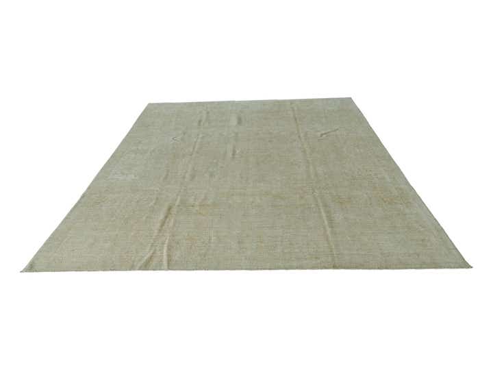 8' 11 x 11' 9 Hand Knotted Oushak Wool Rug