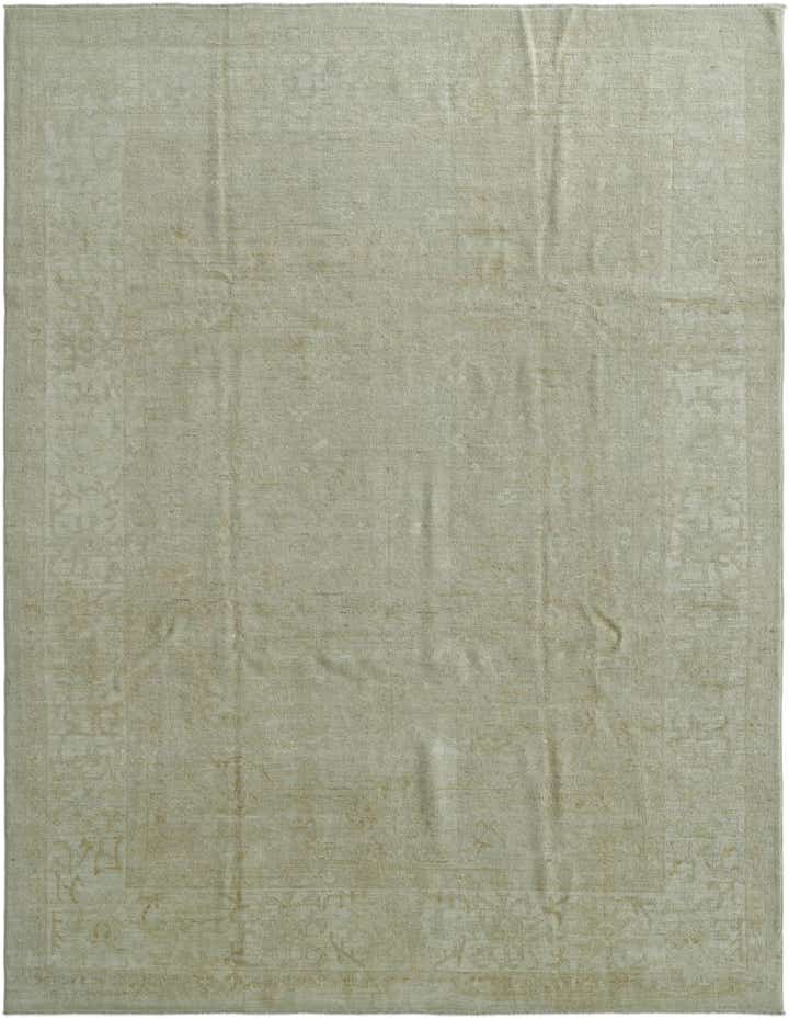 8' 11 x 11' 9 Hand Knotted Oushak Wool Rug
