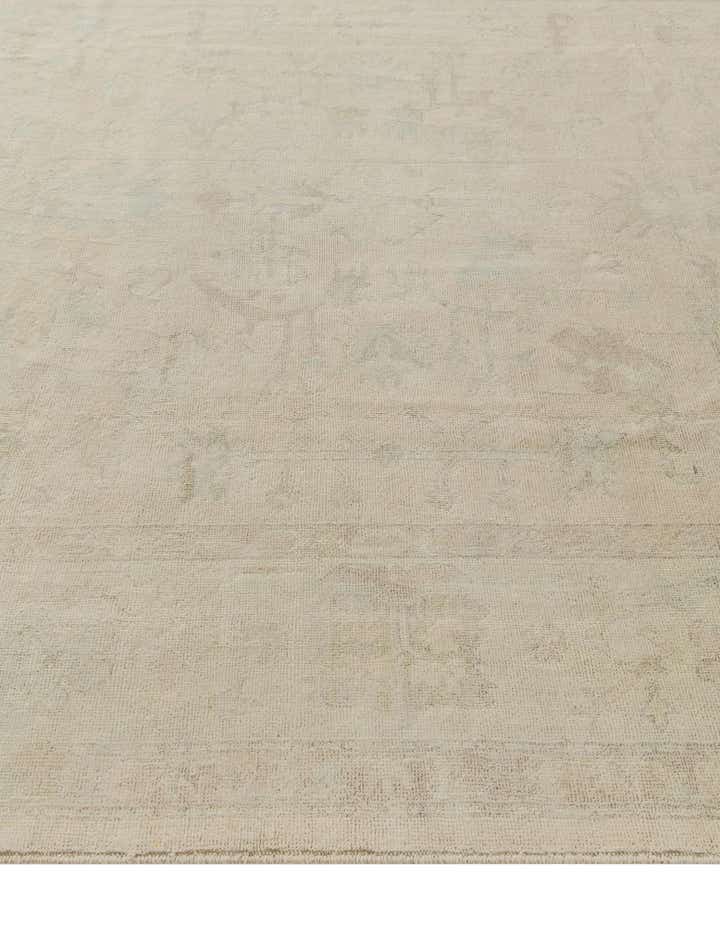 8' 1 x 9' 8 Hand Knotted Oushak Wool Rug