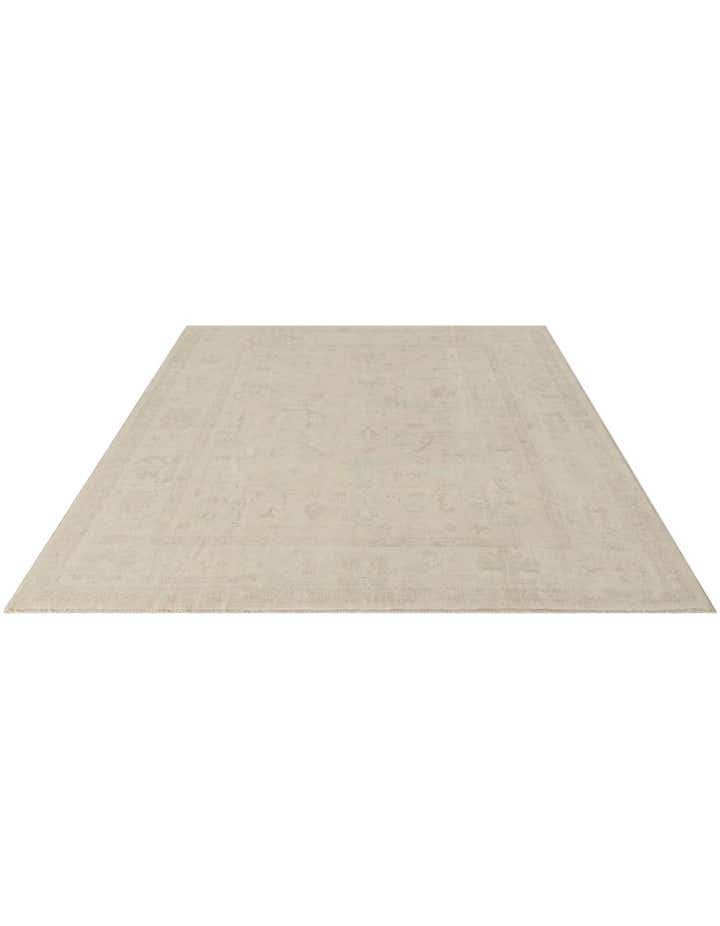 8' 1 x 9' 8 Hand Knotted Oushak Wool Rug
