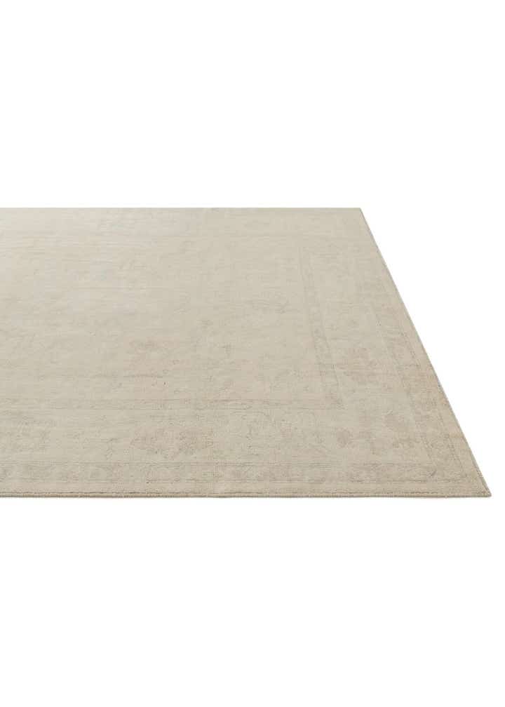 8' 1 x 9' 8 Hand Knotted Oushak Wool Rug