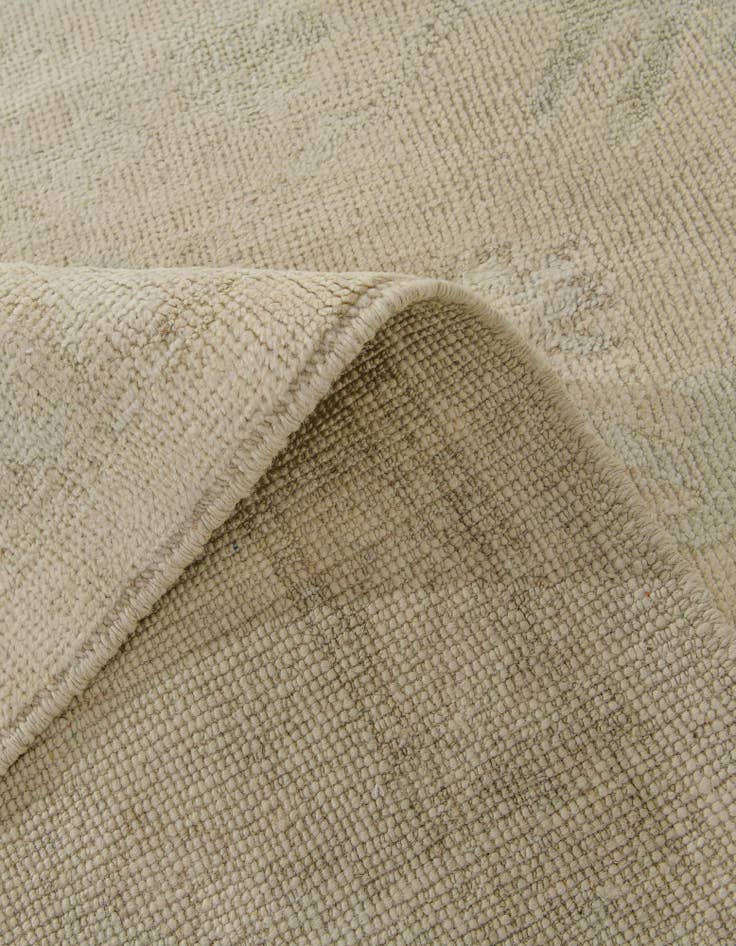 Detail image of 8' 1 x 9' 8 Hand Knotted Oushak Wool Rug