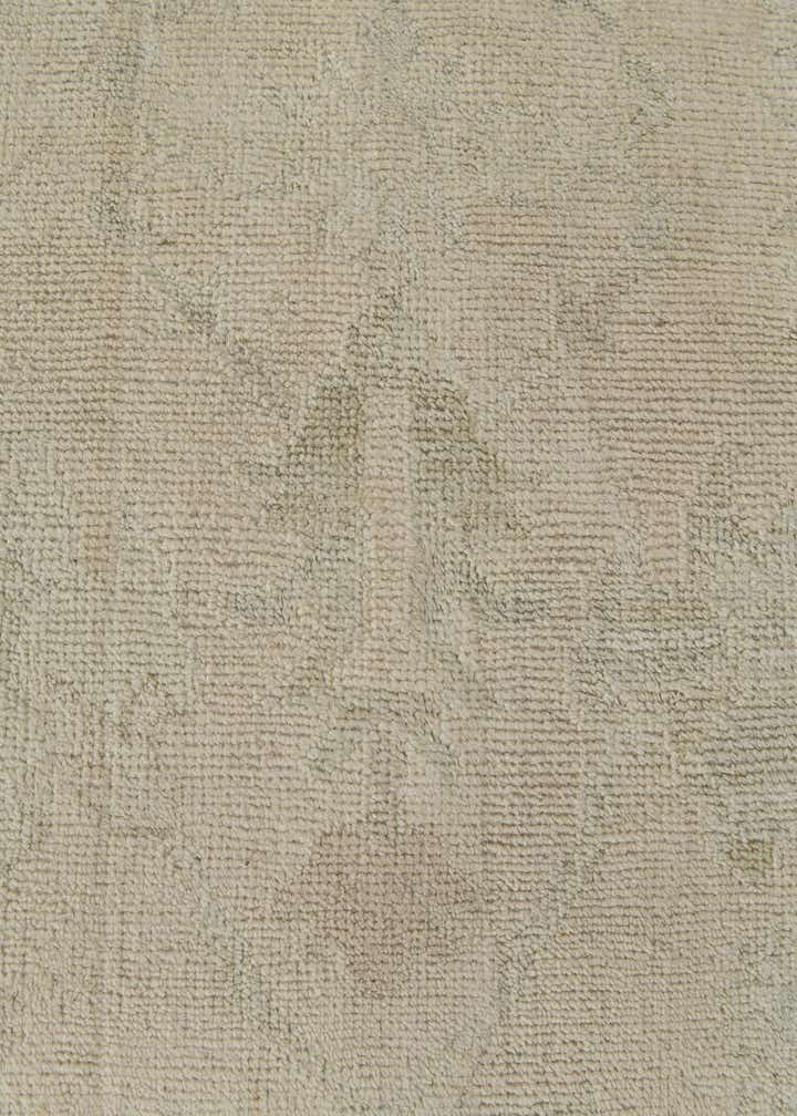 8' 1 x 9' 8 Hand Knotted Oushak Wool Rug
