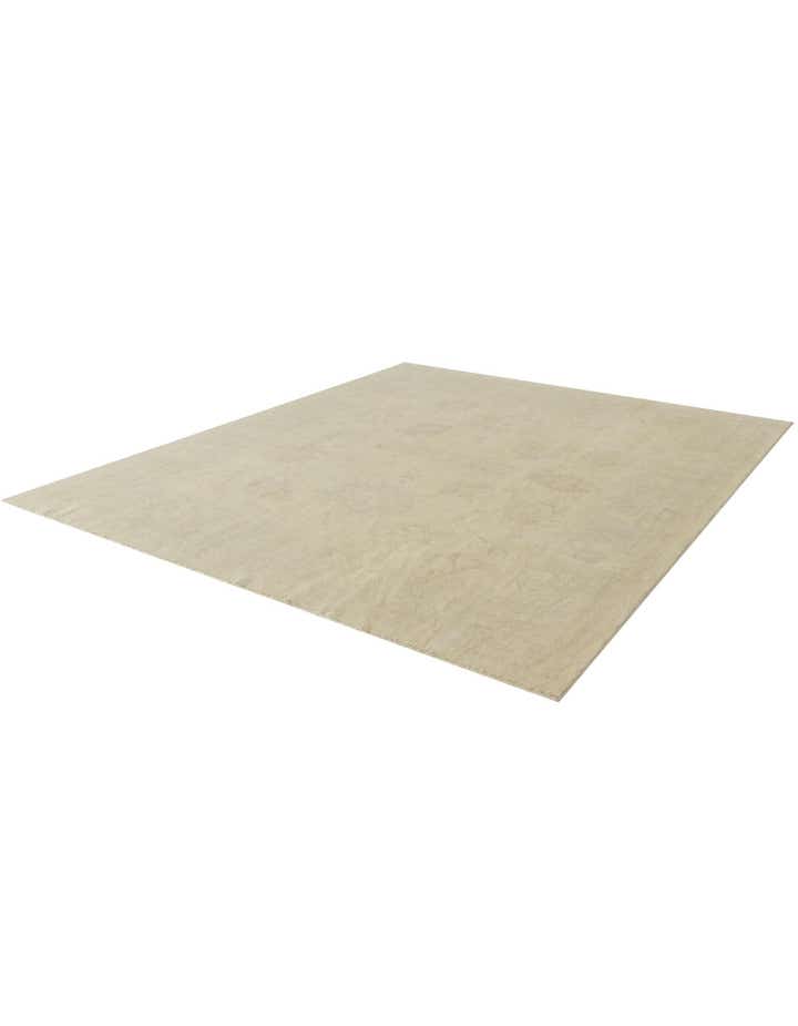 8' 5 x 9' 9 Hand Knotted Oushak Wool Rug