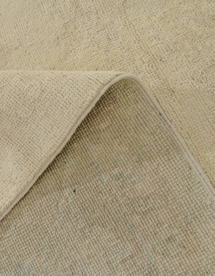 Detail image of 8' 5 x 9' 9 Hand Knotted Oushak Wool Rug