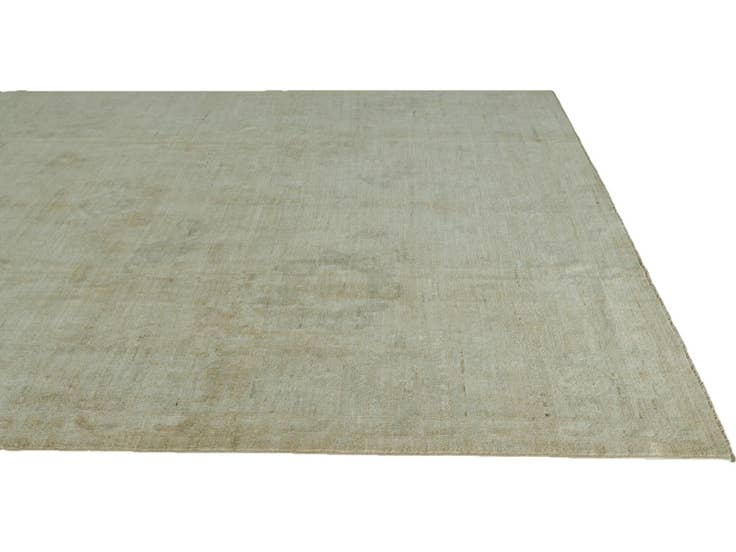 Detail image of 8' 9 x 11' 11 Hand Knotted Oushak Wool Rug