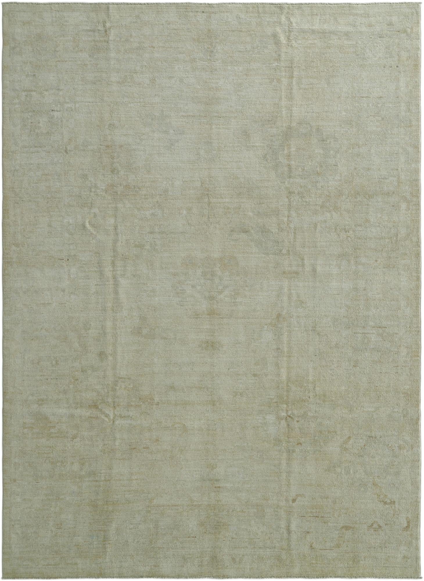 8' 9 x 11' 11 Hand Knotted Oushak Wool Rug