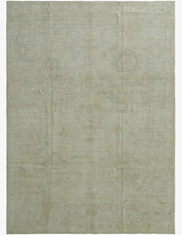 8' 9 x 11' 11 Hand Knotted Oushak Wool Rug