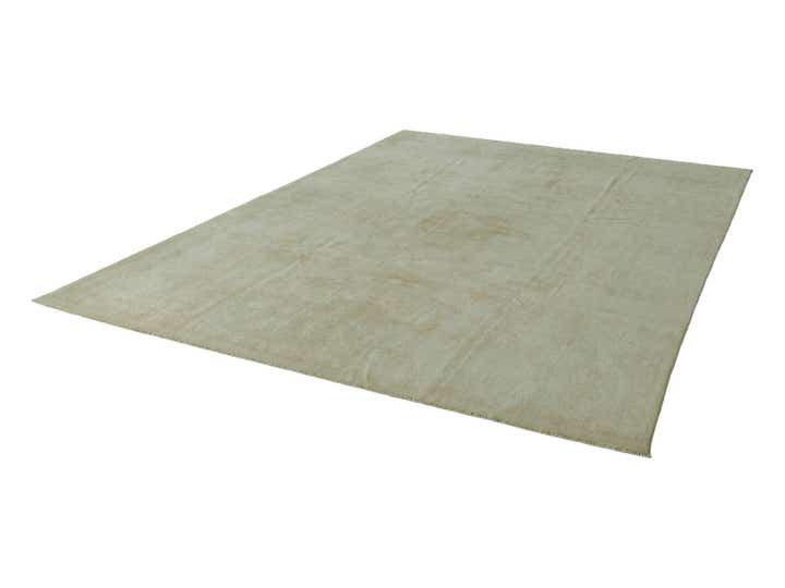8' 10 x 12' 2 Hand Knotted Oushak Wool Rug
