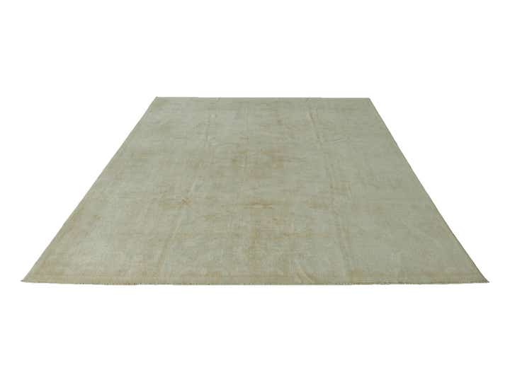 8' 10 x 12' 2 Hand Knotted Oushak Wool Rug