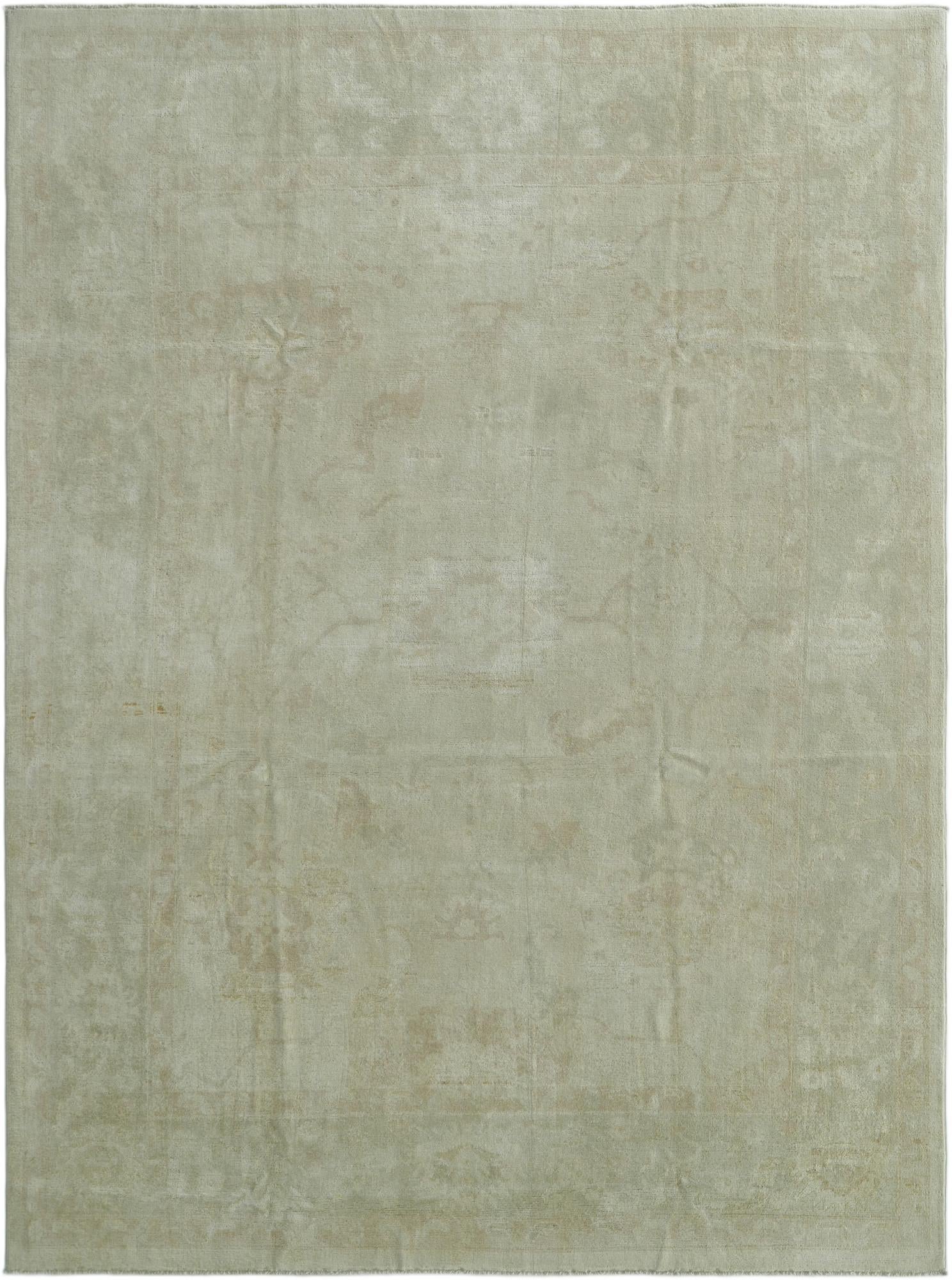 8' 10 x 12' 2 Hand Knotted Oushak Wool Rug