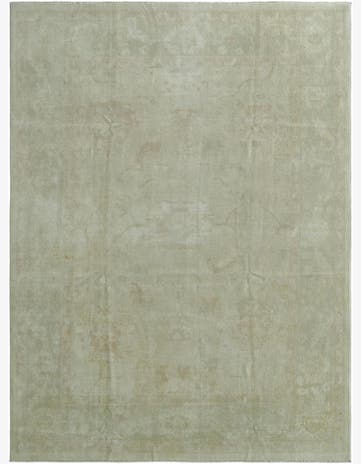 8' 10 x 12' 2 Hand Knotted Oushak Wool Rug