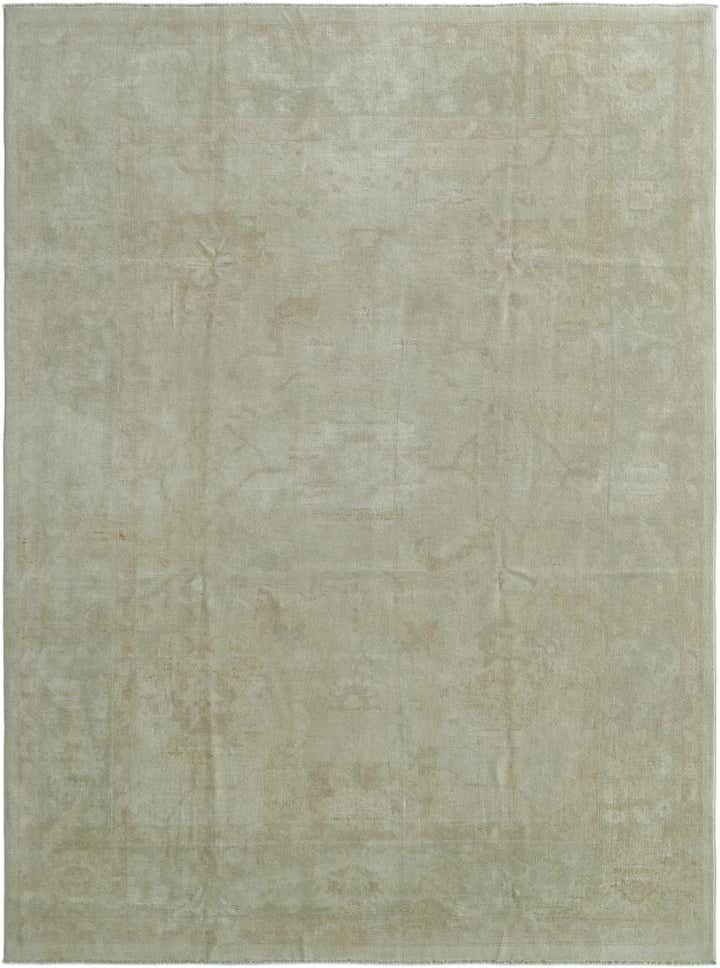 8' 10 x 12' 2 Hand Knotted Oushak Wool Rug