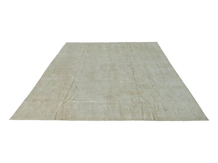 Detail image of 8' 10 x 11' 11 Hand Knotted Oushak Wool Rug