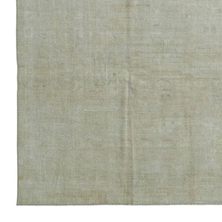 Detail image of 8' 10 x 11' 11 Hand Knotted Oushak Wool Rug