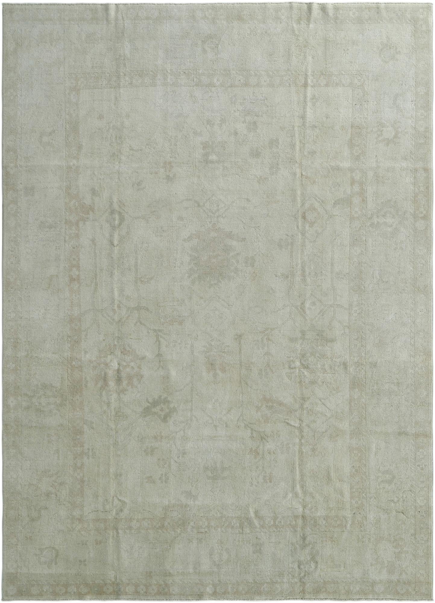 8' 8 x 11' 11 Hand Knotted Oushak Wool Rug