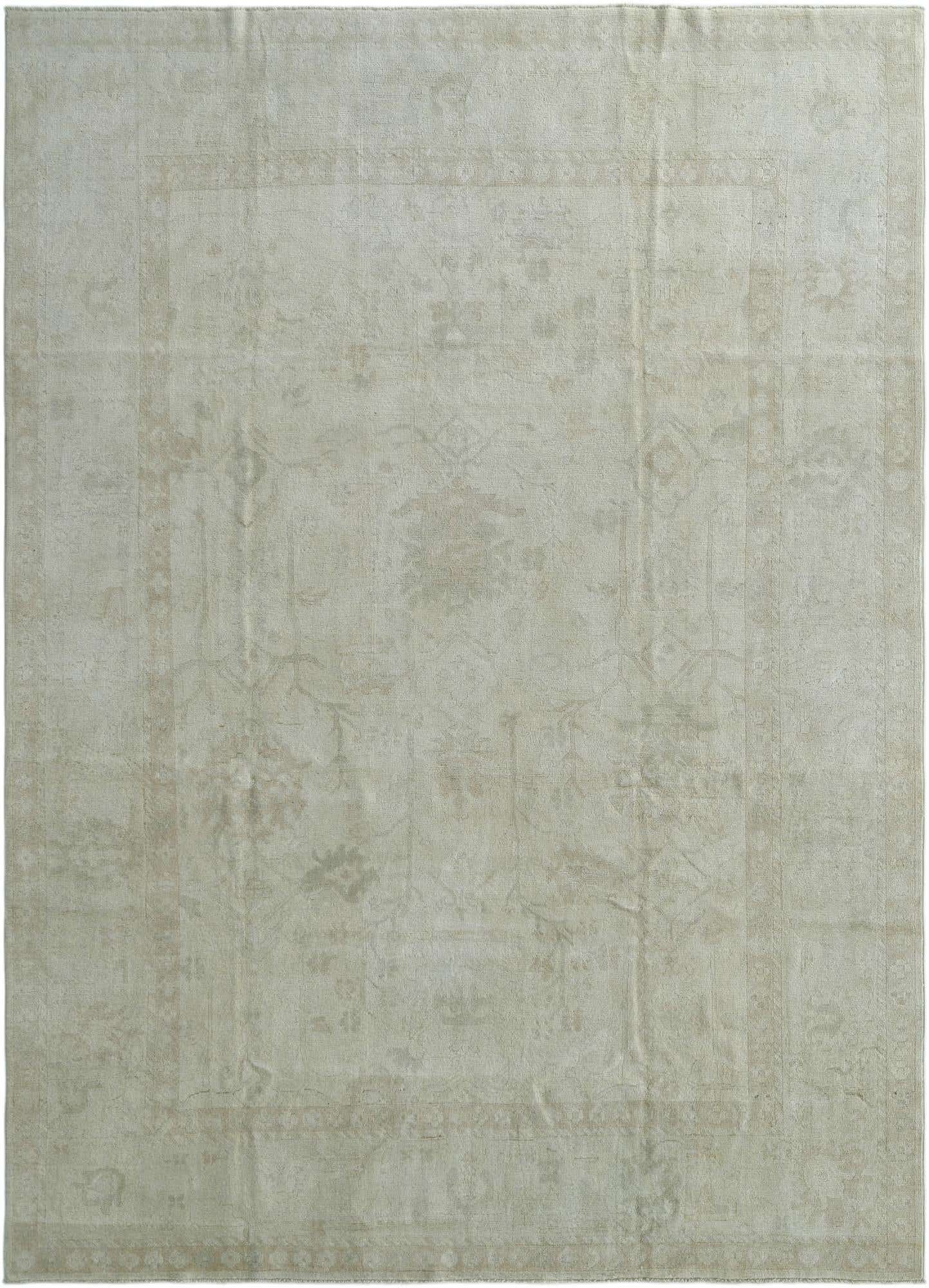 8' 8 x 11' 11 Hand Knotted Oushak Wool Rug